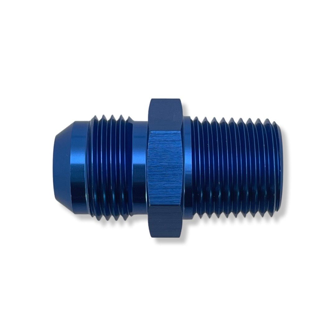 AN10 to 3/8" -18 NPT Male Adapter - Blue