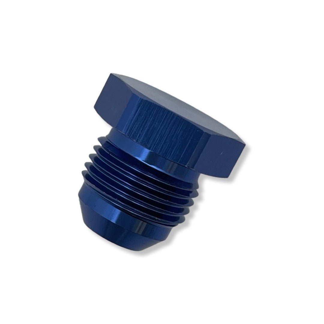 AN12 Male Flare Plug - Blue