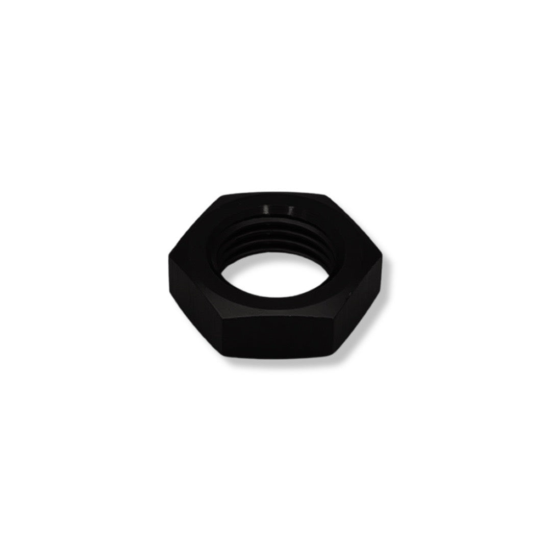 AN16 Bulkhead Lock Nut - Black