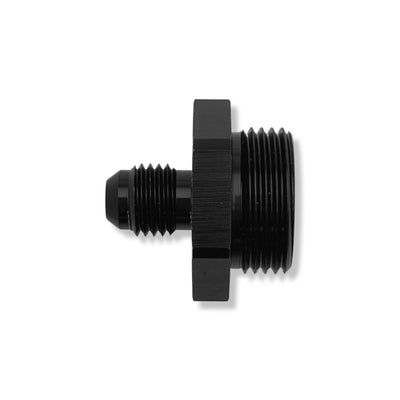 AN4 to M22x1.5 Concave Male Adapter - Black - 3060410DBK by AN3 Parts